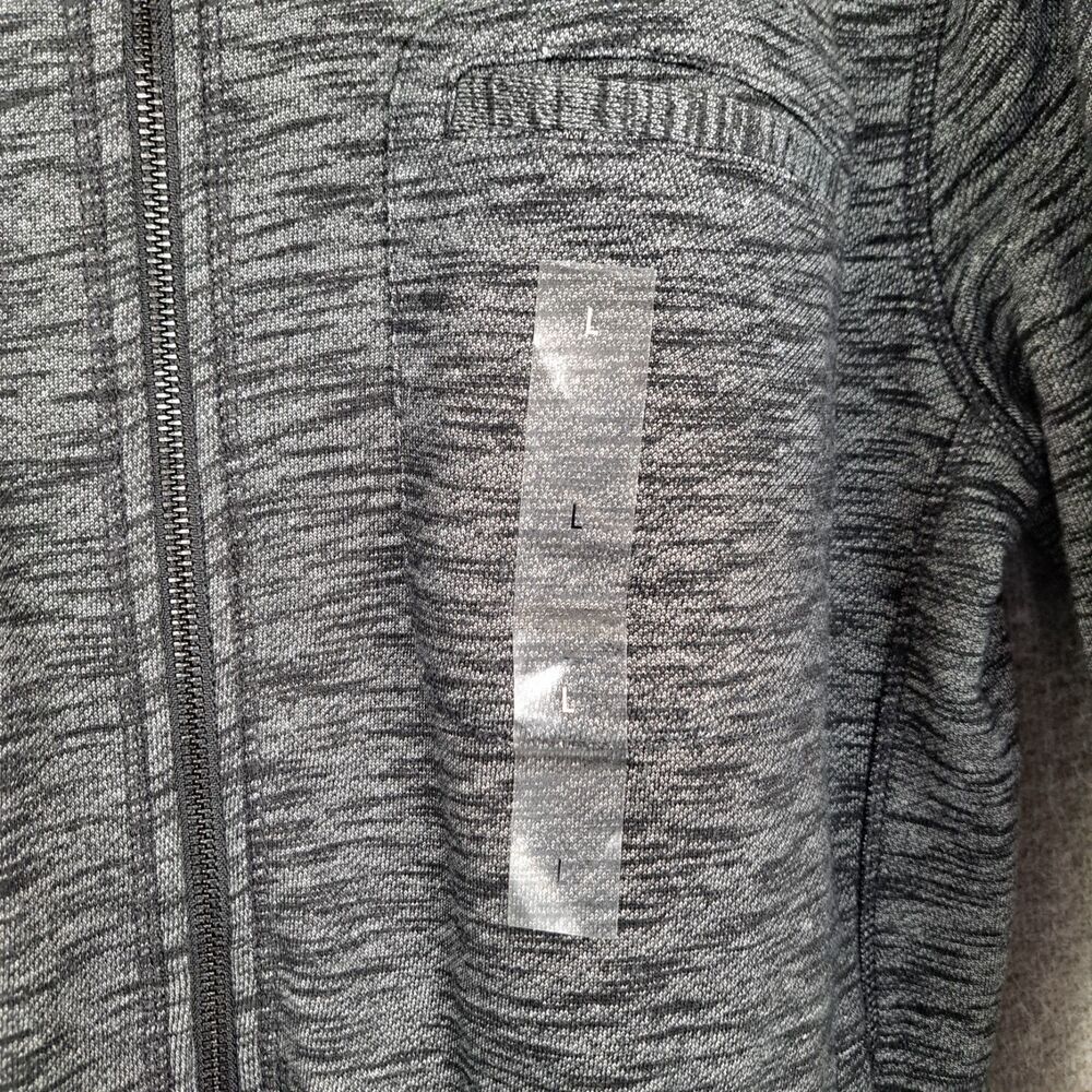 Calvin Klein Men's Med Grey Heathered Full Zip Hoodie Large NWT - Picture 7 of 12